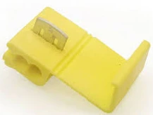 Yellow Instant Tap Quick Splice Connector 12-10 Gauge - 100 Pack - Image 3