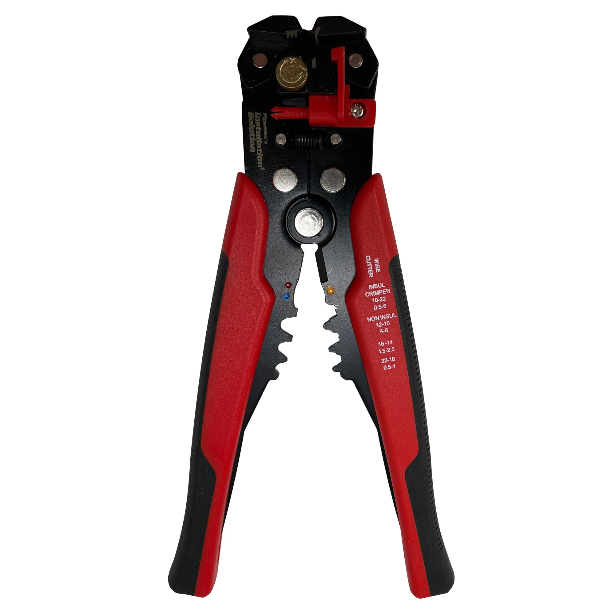 22-10 AWG Wire Stripper, Crimper & Cutter - 8" Self-Adjusting Tool - Image 2