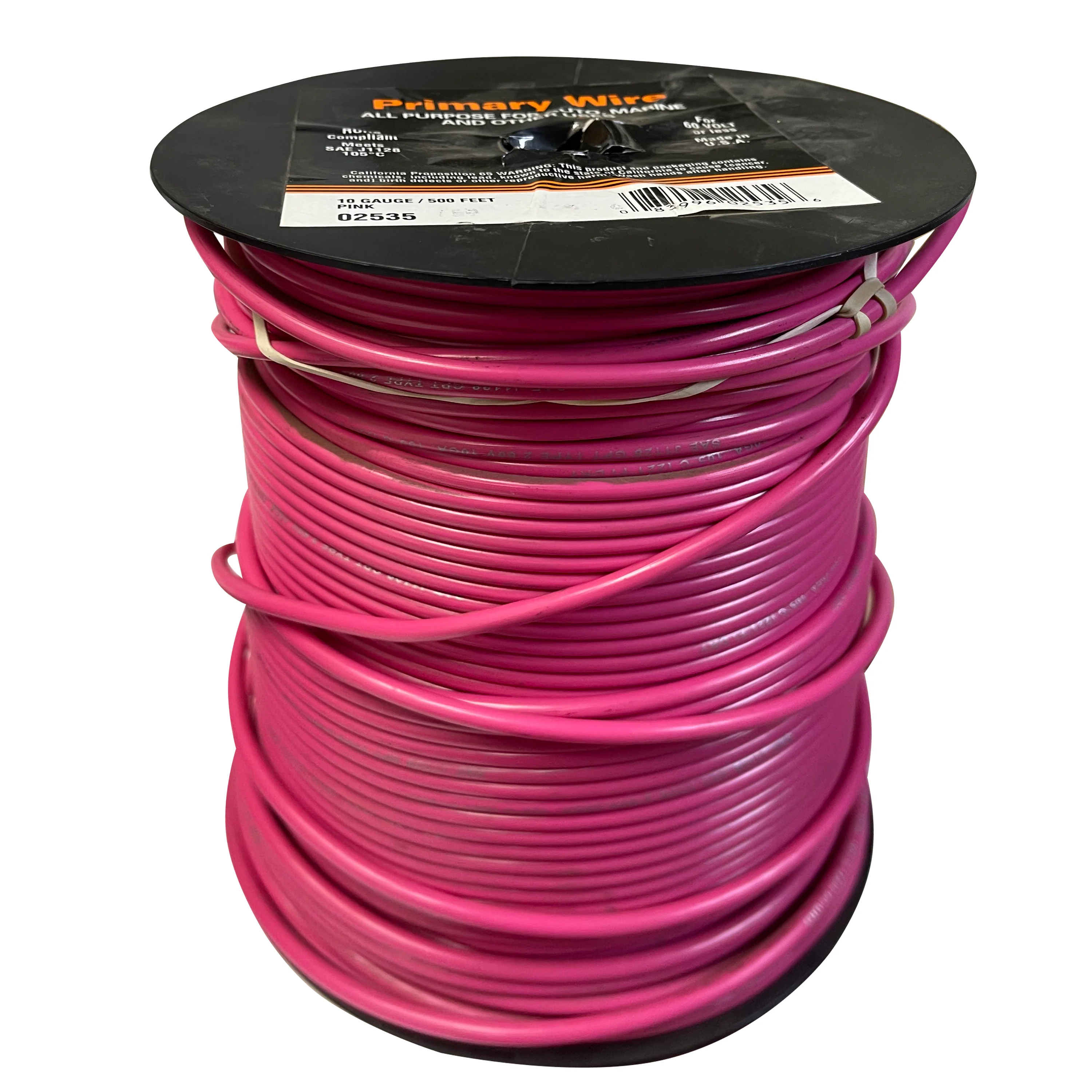 10 Gauge Pink Primary Wire - 500 FT - Image 3