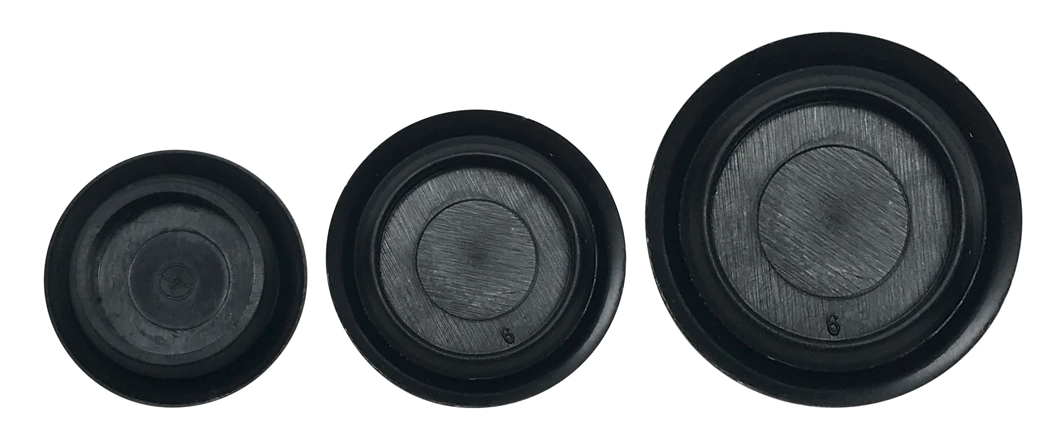 75 Piece Black Flush Plug Mount - 3/4" 7/8" & 1" Hole - Image 2