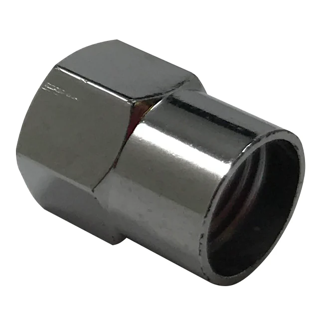 TPMS Valve Stem Caps - Chromed Plastic with Green Dome - Universal Fit - 100 Pack - Image 3