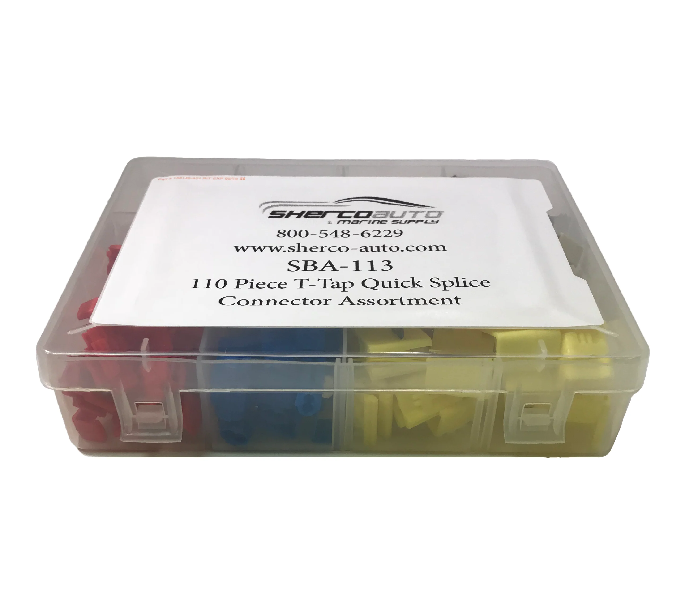 110 Piece T-Tap Quick Splice Terminal Connector Assortment Kit - Image 2