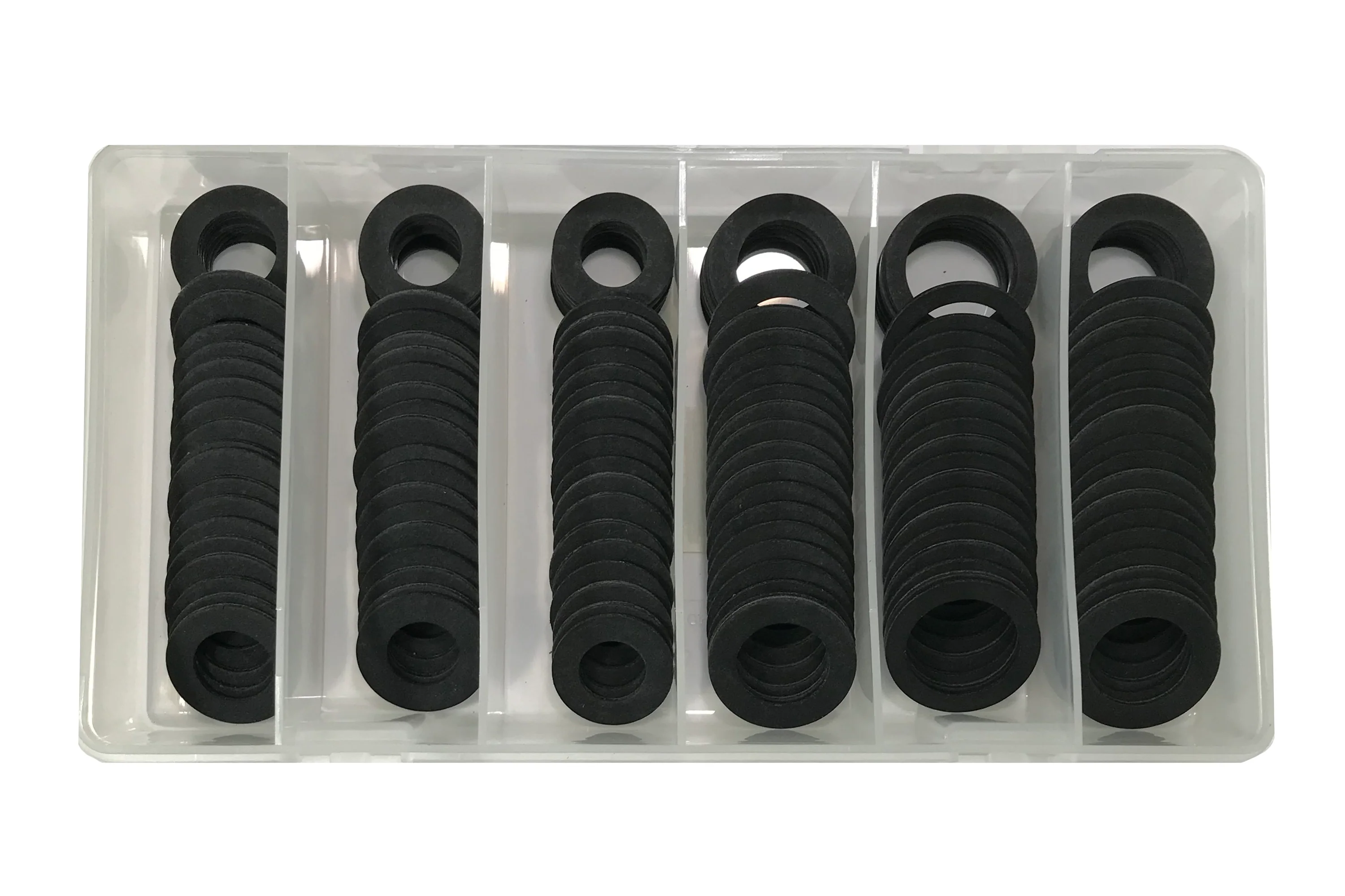 120 Piece Fiber Oil Drain Plug Gasket Assortment Kit