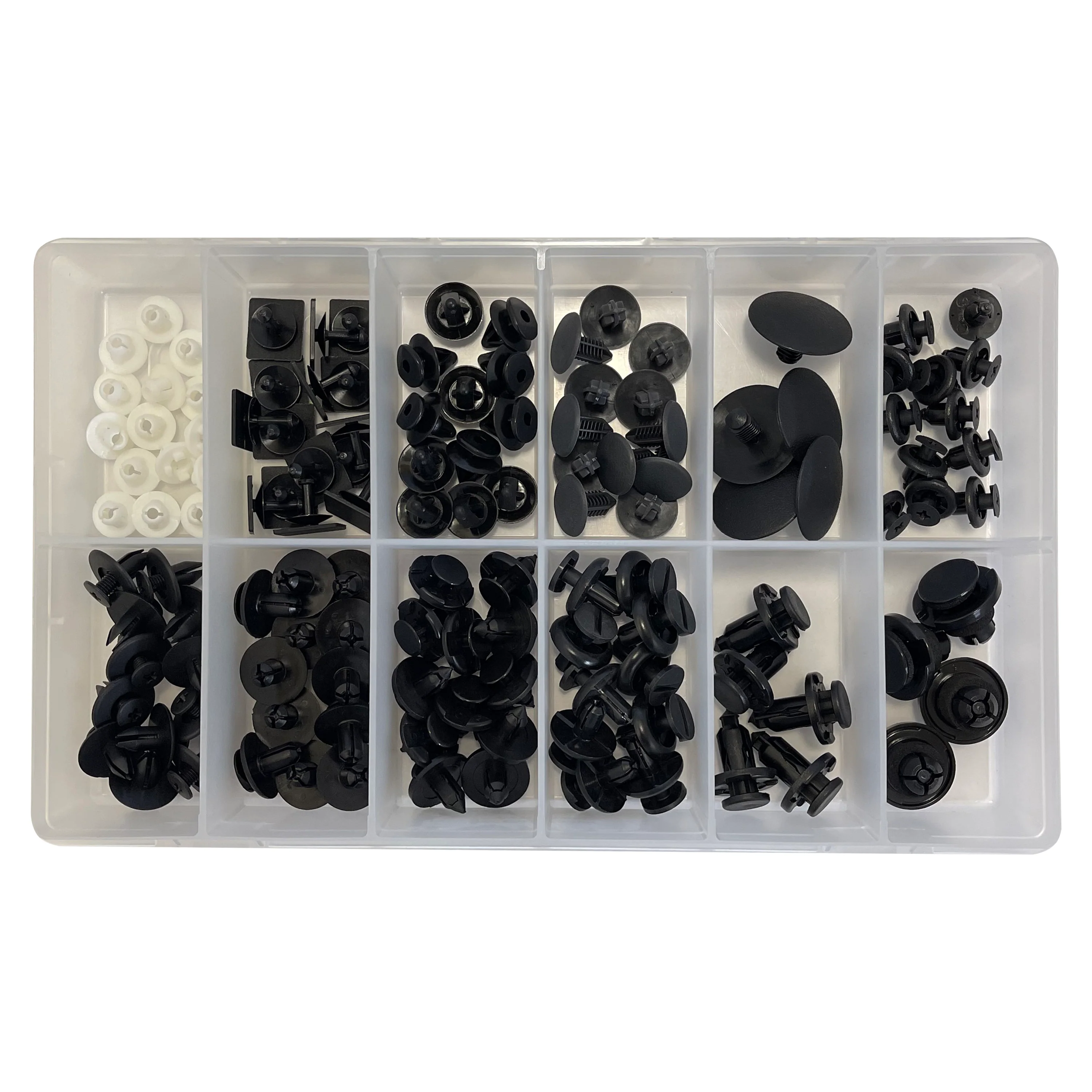 126 Piece Subaru Retainer Doors Fenders & Rocker Moldings Assortment Kit - Image 4