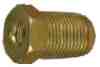 Bubble Flare Tube Nut - 1/4" Line - 12mm x 1.25 Thread - Gold - Fits Ford - 10 Pack - Image 2