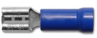 Vinyl Insulated Blue Female Quick Disconnect Connector 16-14 Gauge .187 Tab - 100 or 300 Pack - Image 2