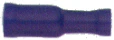 Vinyl Insulated Blue Female Bullet Connector 16-14 Gauge .195 Tab - 100 Pack - Image 3