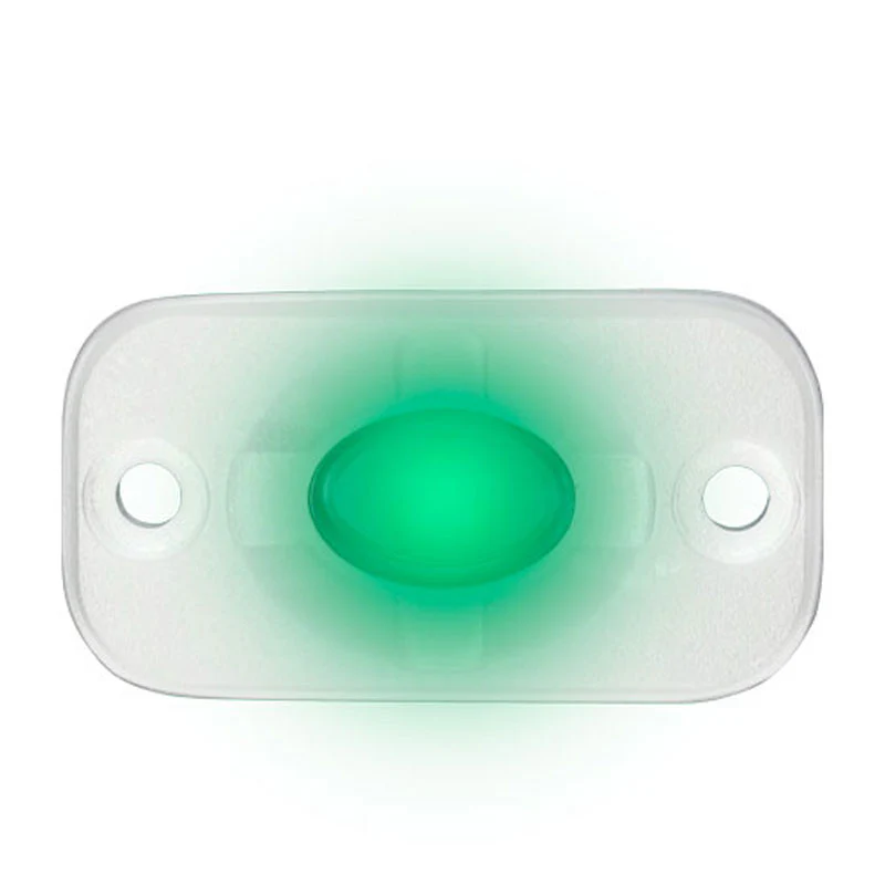 Heise HE-ML1G Green LED Marine Auxiliary Lighting Pod 9 Watt - 1.5 Inch x 3 Inch