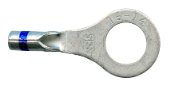 Non-Insulated Long Neck Ring Terminal 16-14 Gauge 1/4" Stud - 50 Pack