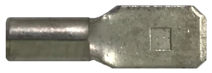 16-14 AWG Non-Insulated Male Quick Disconnect Terminals - .187 Tab Tin-Plated Copper - 100 or 1000 Pack - Made in USA