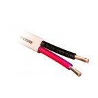18/2 DC Red/Black 100 ft, Boat Cable, White jacket, Tinned Wire