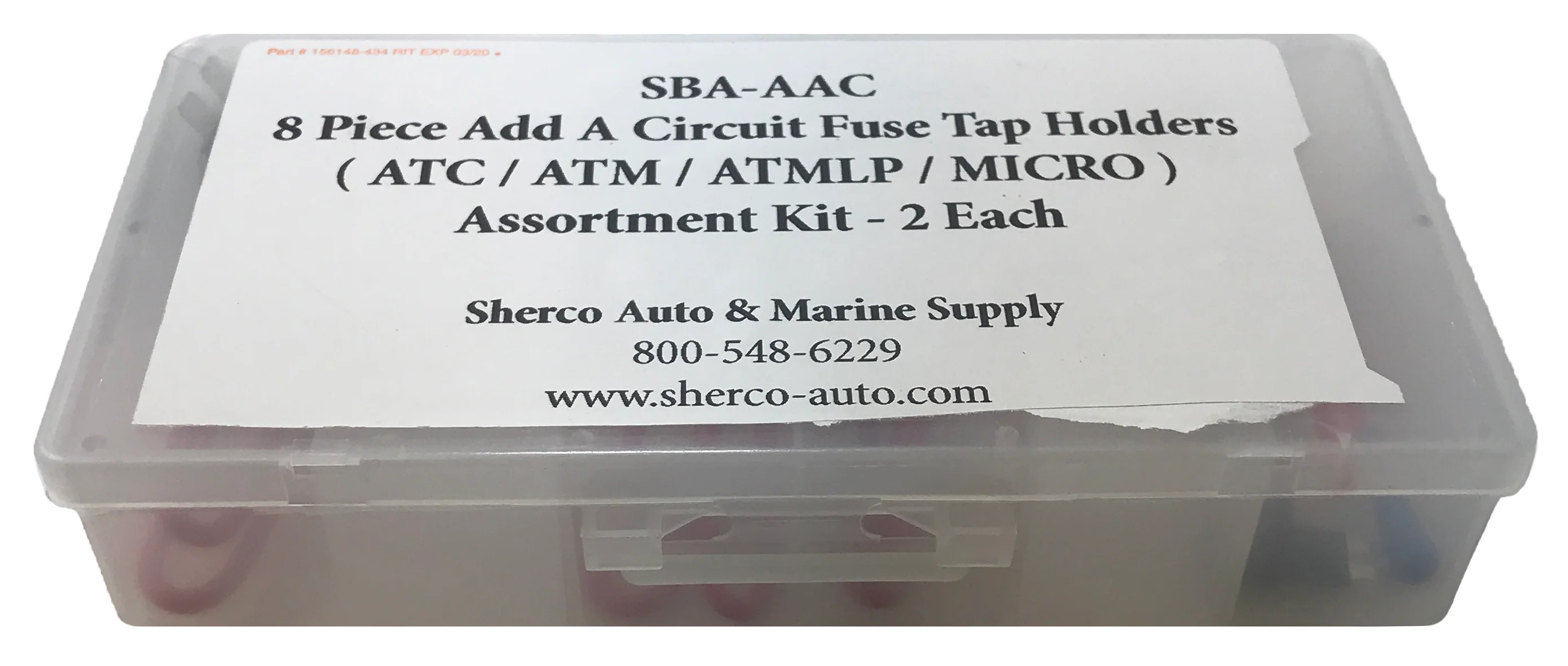 8 Piece Add A Circuit Inline Fuse Tap Holders (ATC ATO / MINI ATM / ATML / MICRO2) Assortment Kit - Image 2