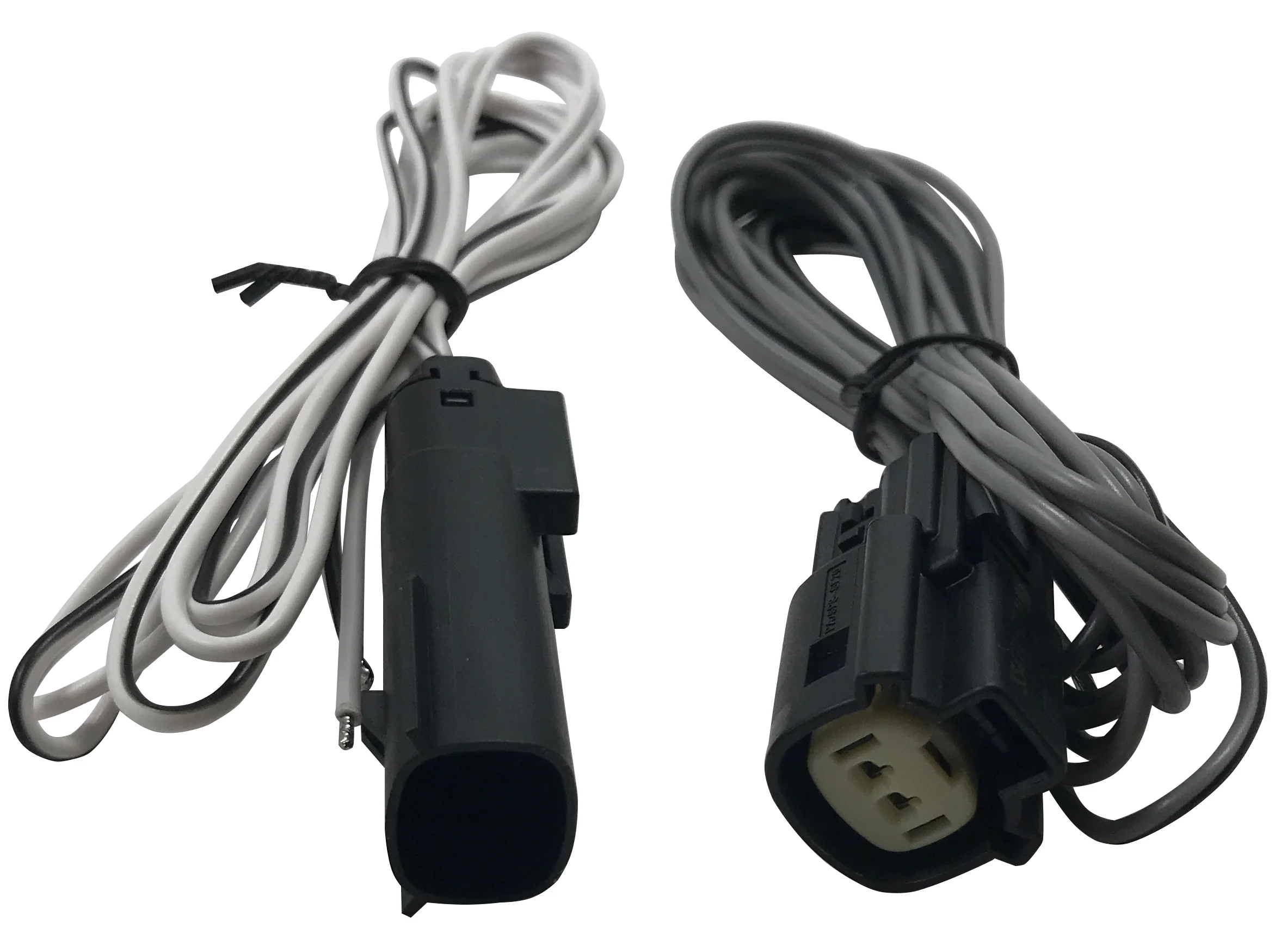 Universal 2-Pin Waterproof Connector 2-Way Wiring Harness W/ 6 FT Leads - 1 to 10 Pack