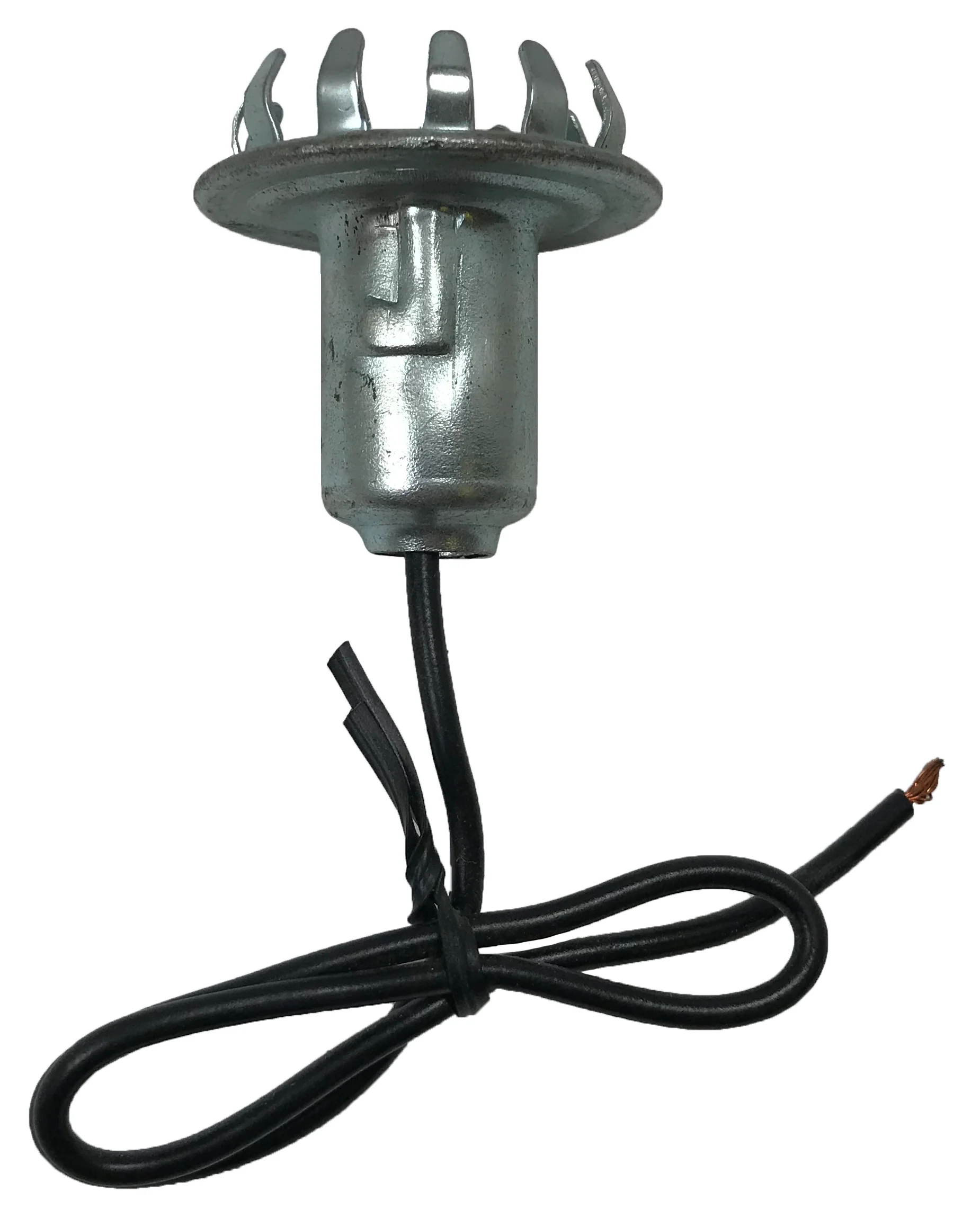(2) Single Contact Lead Standard S-38N Light Socket Pigtail Connector Assembly