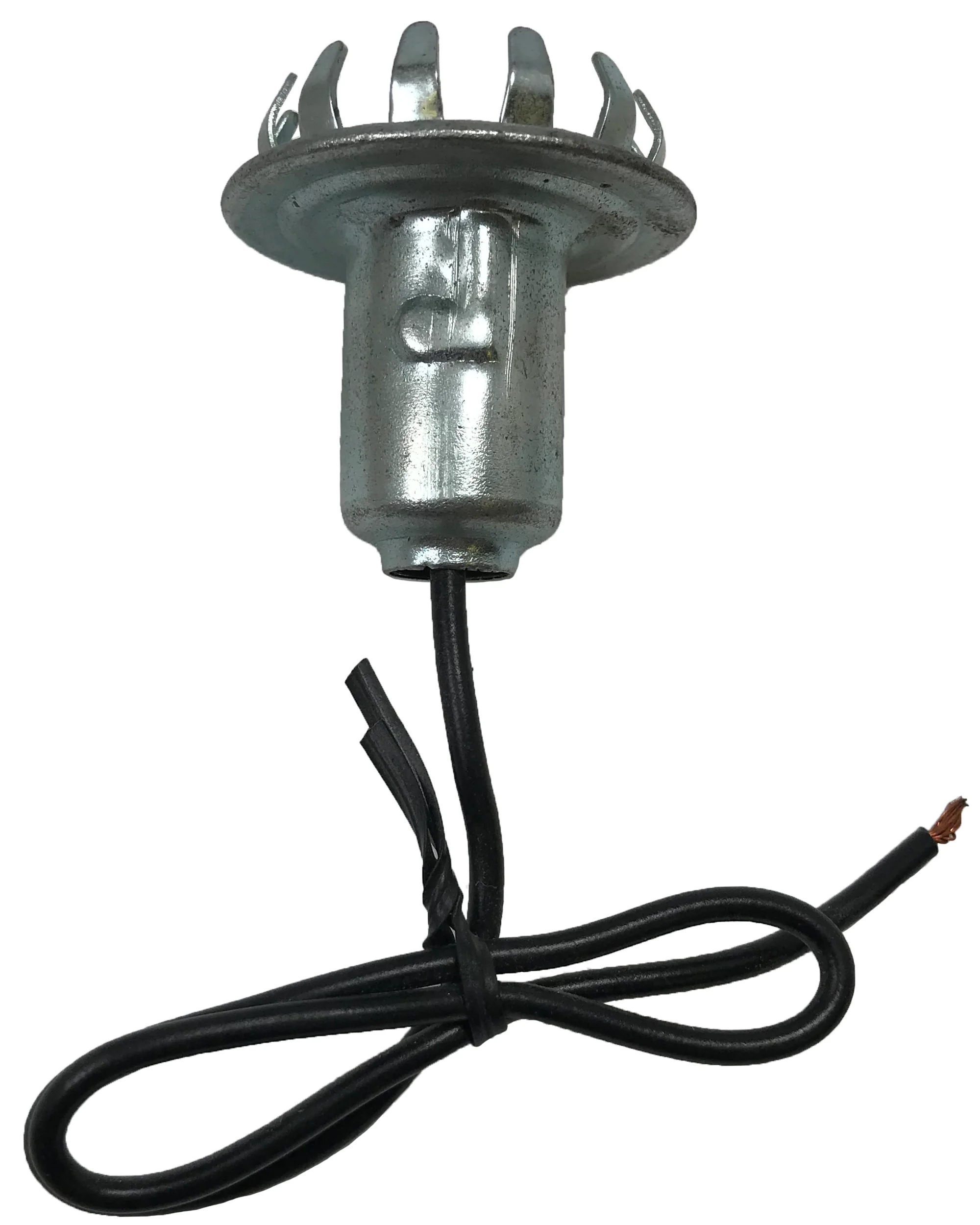 (2) Single Contact Lead Standard S-38N Light Socket Pigtail Connector Assembly - Image 2
