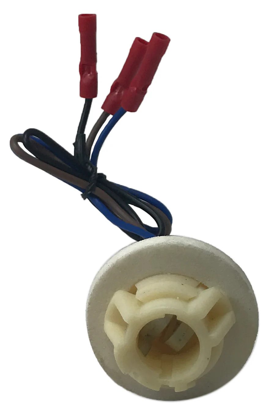 (2) Stop Turn Tail Light Socket Standard S-520 Lamp Pigtail Repair Connector - Image 2