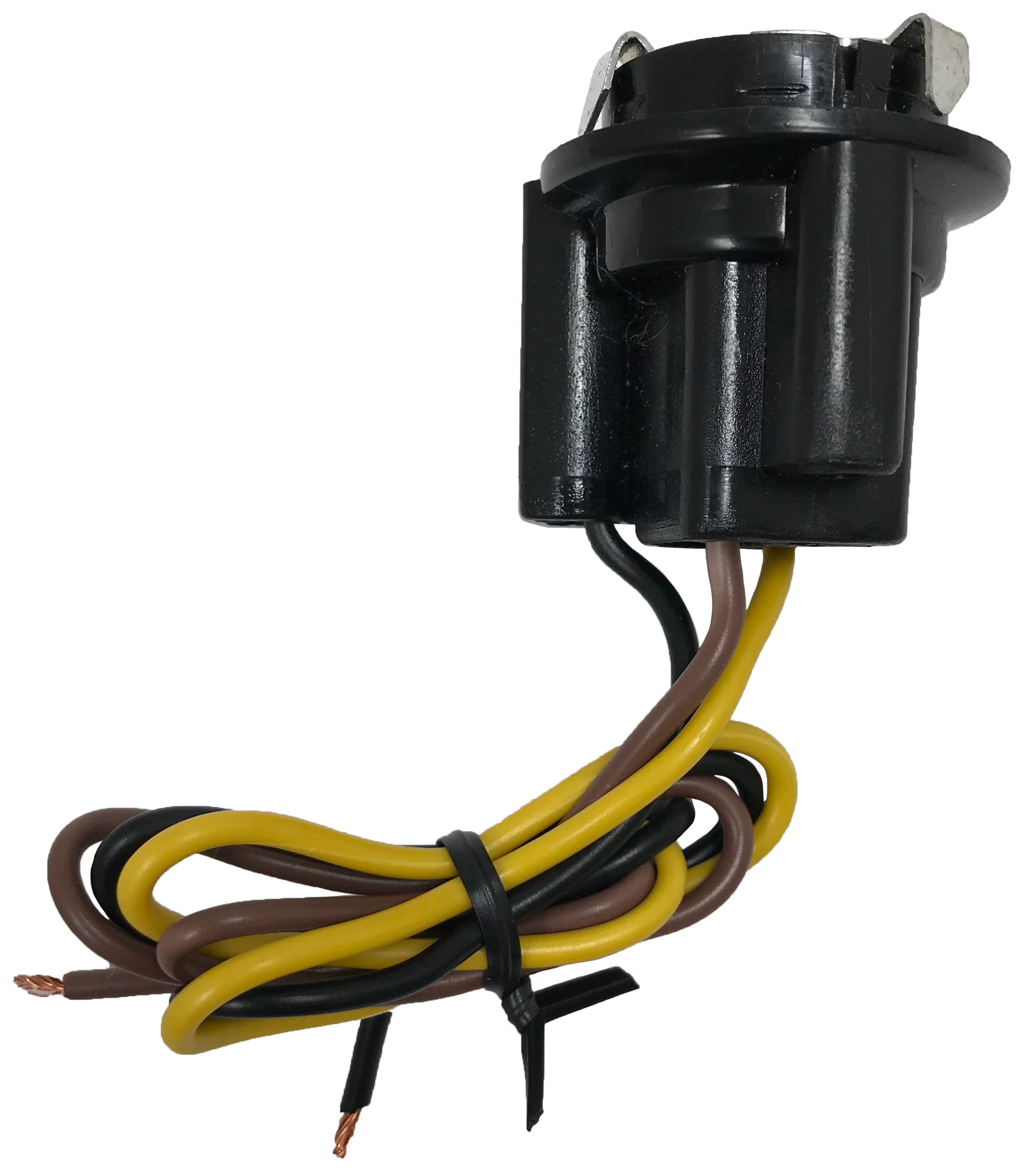 (2) Tail Light Electrical Socket Standard S65 Lamp Pigtail Connector Repair Assembly - Image 2