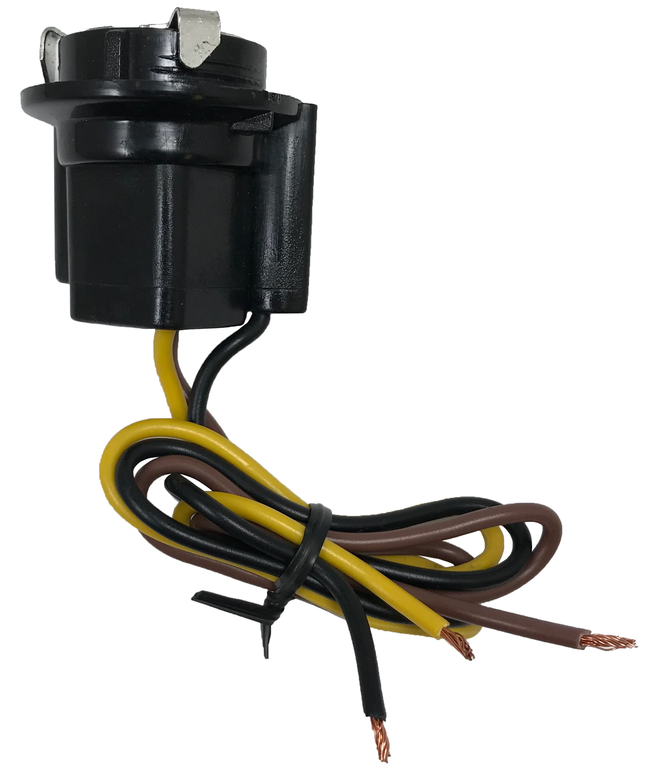 (2) Tail Light Electrical Socket Standard S65 Lamp Pigtail Connector Repair Assembly - Image 3
