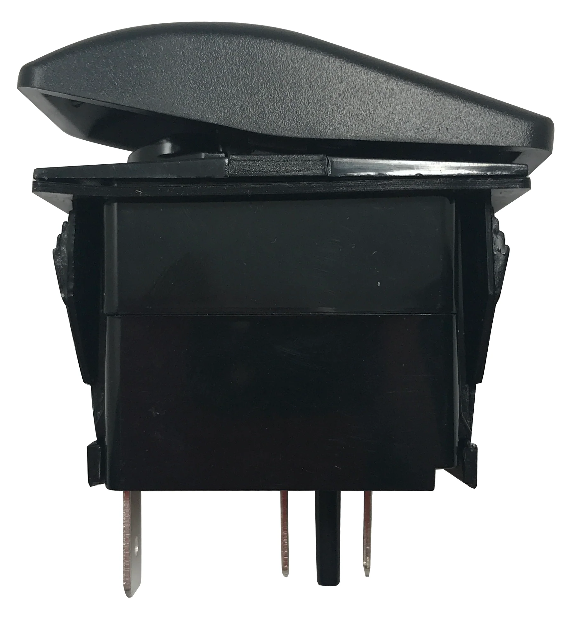 3-Pin Black Panel Mount Red LED Switch - ON / OFF - Image 4