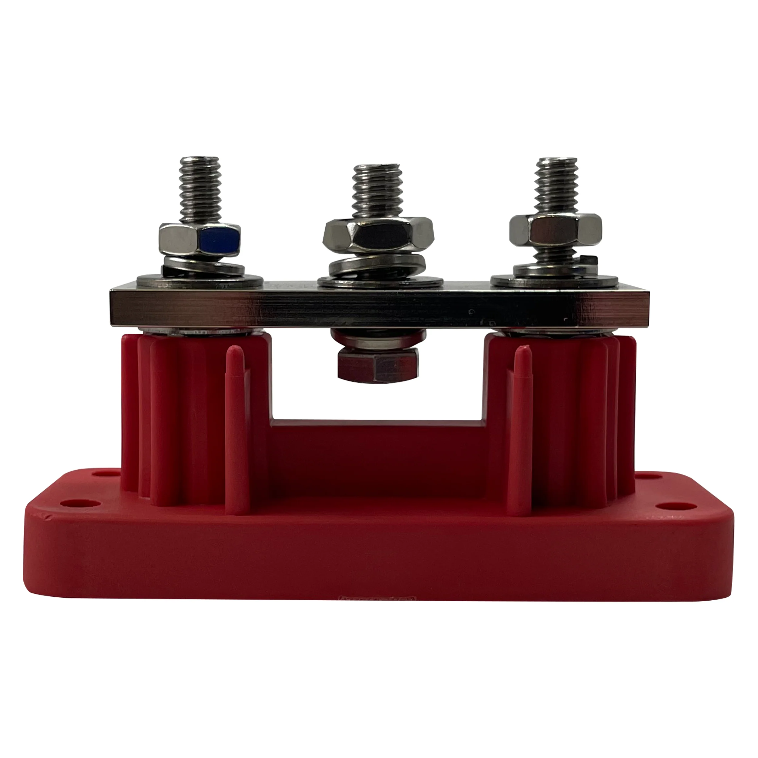 3 Point Red Hi-Amp 3/8" Terminal Busbar - 700 Amps - Image 2