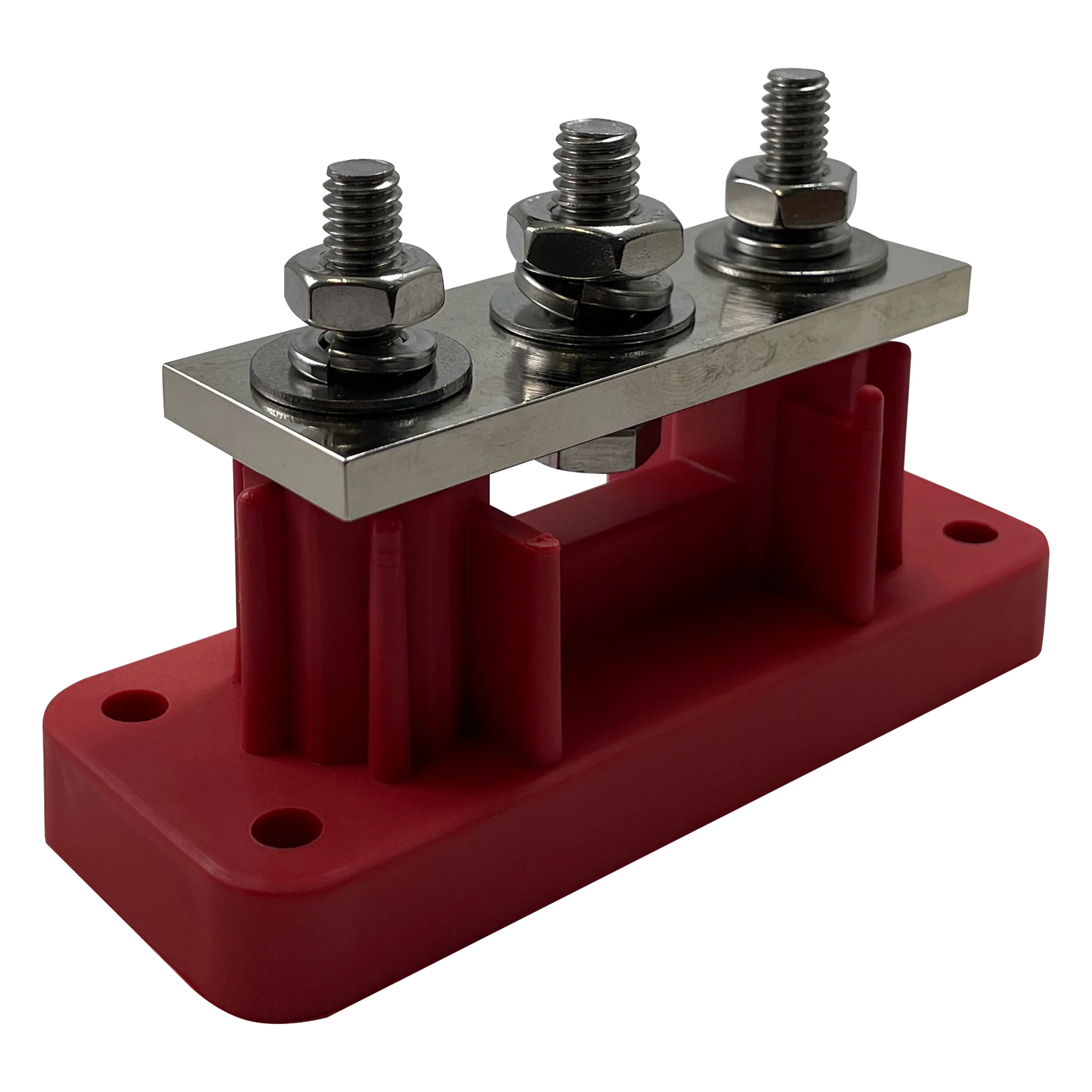 3 Point Red Hi-Amp 3/8" Terminal Busbar - 700 Amps - Image 7