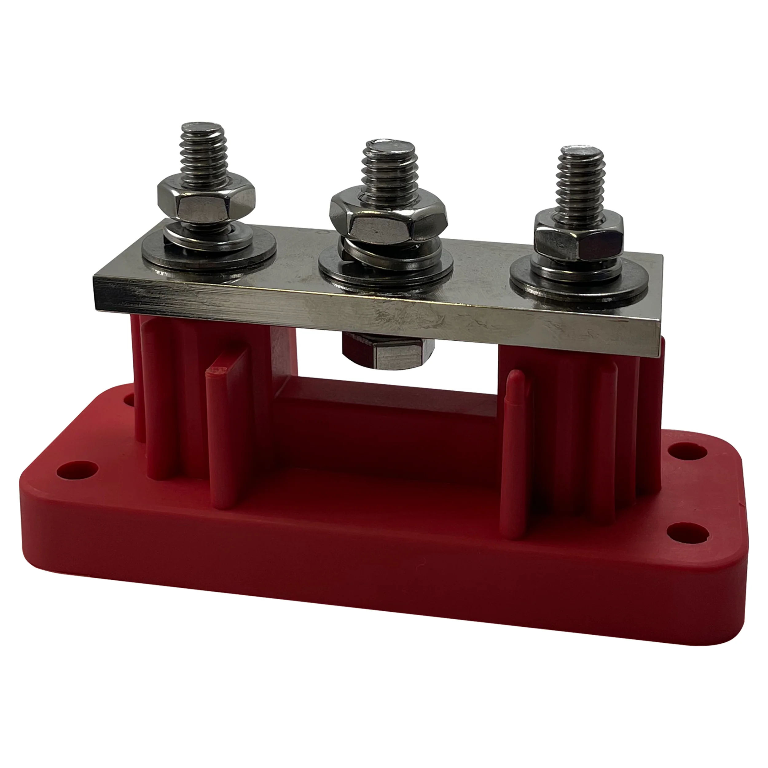 3 Point Red Hi-Amp 3/8" Terminal Busbar - 700 Amps - Image 8