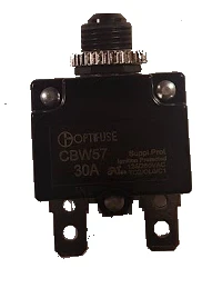 Miniature Line Voltage Circuit Breakers Push to Reset - Panel Mounted Design - 30 Amp