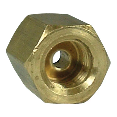 Brake Line Union Invert Flare Adapter - 1/4" to 3/16" Tube with 24 TPI - Image 2