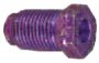 Bubble Flare Tube Nut - 3/16" Line - 3/8"-24 Thread - Violet/Red - 10 Pack - Image 2