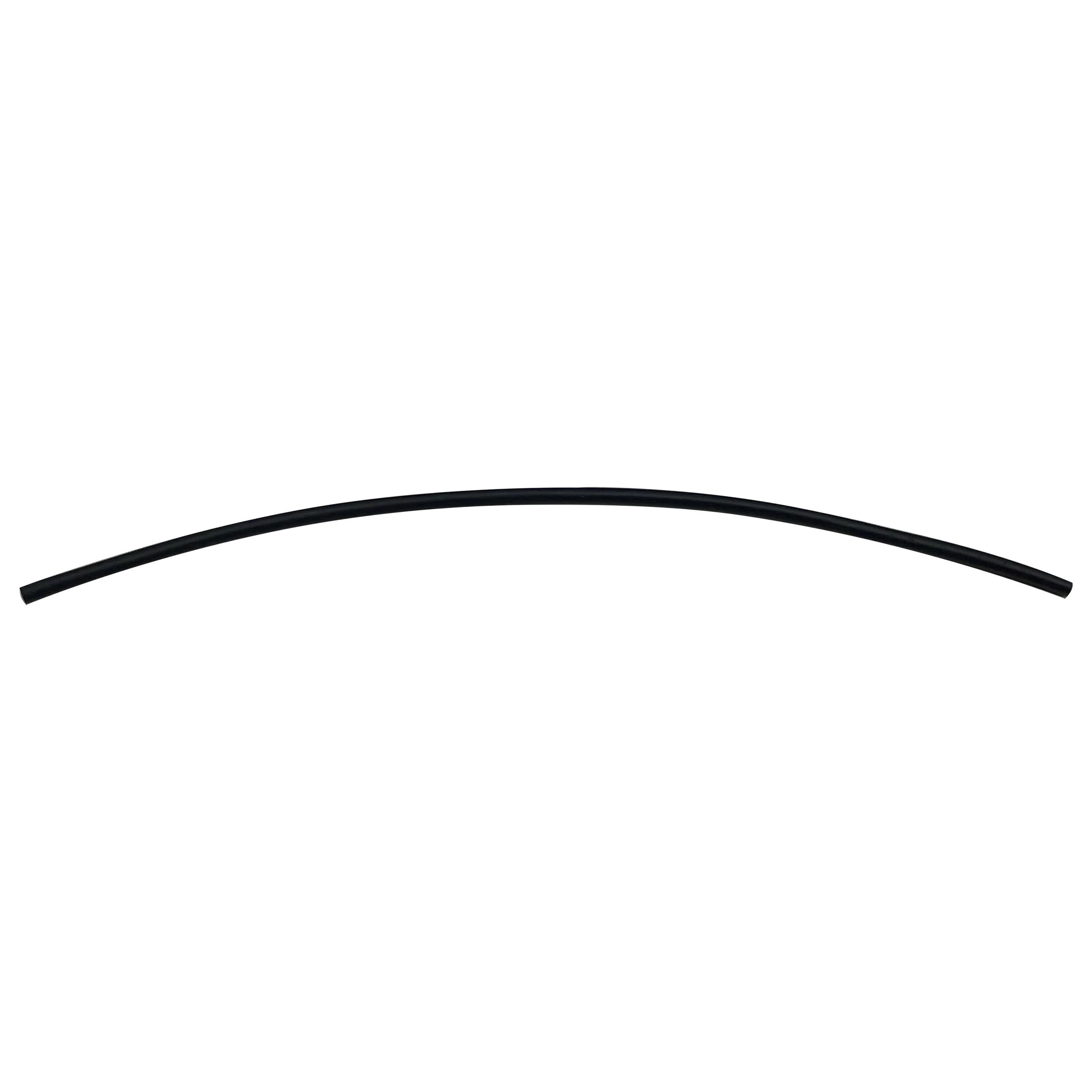 Flexible Thin Single Wall Non-Adhesive Heat Shrink Tubing 2:1 Black 1/16" ID - 12" Inch 10 Pack - Image 3