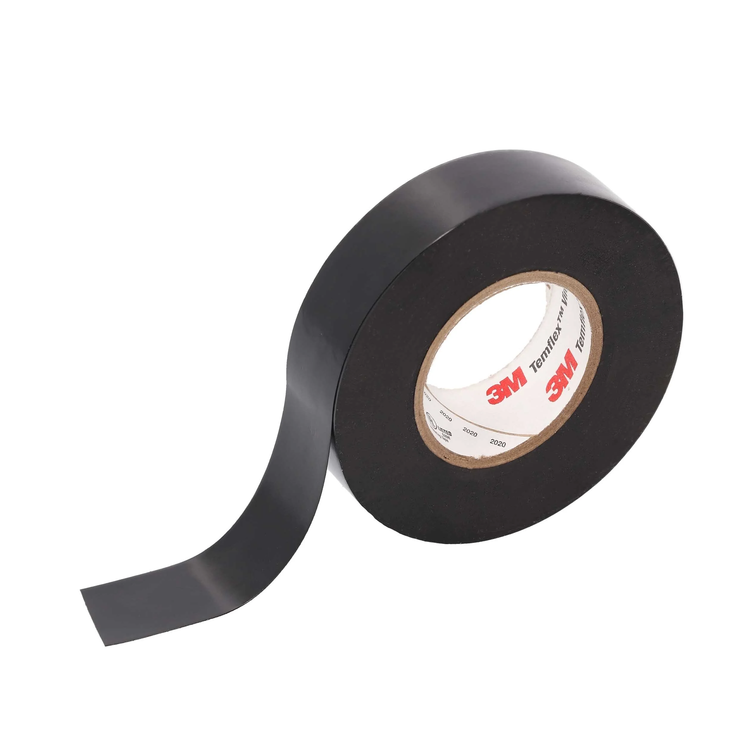3M Temflex 1776 Black Electrical Tape - 3/4" x 60 ft - 10 or 50 Rolls - Made in USA - Image 3