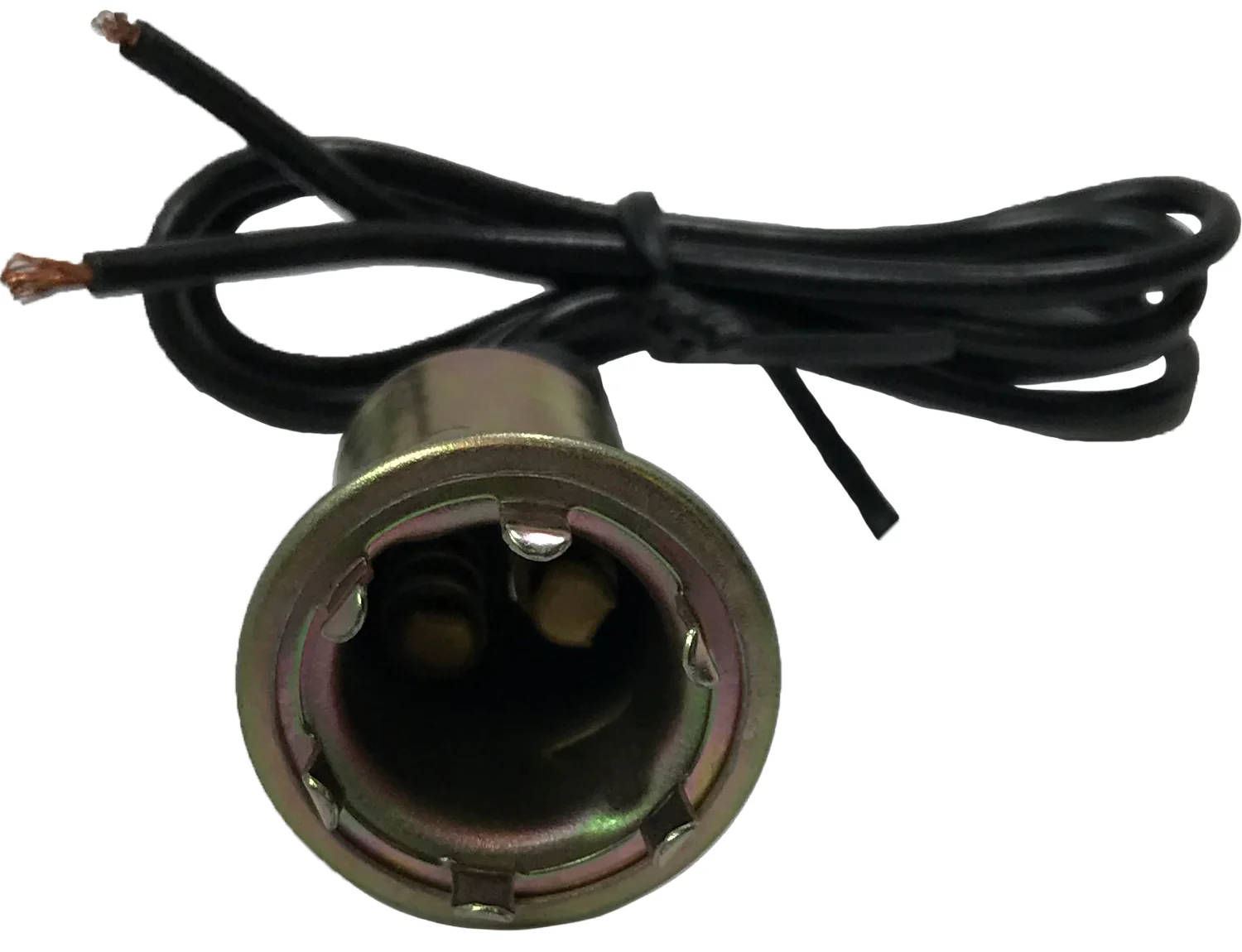 (4) Double Contact Standard S32 Light Socket Lamp Pigtail Connector Assembly - Image 3