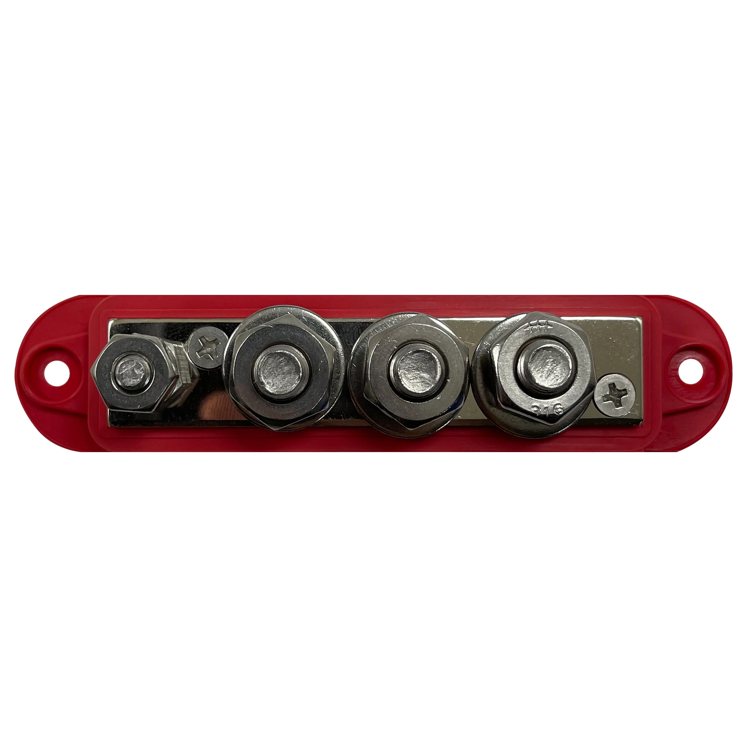 4-Point Terminal Busbar - 3/8" Power & Ground Distribution Block - Image 4