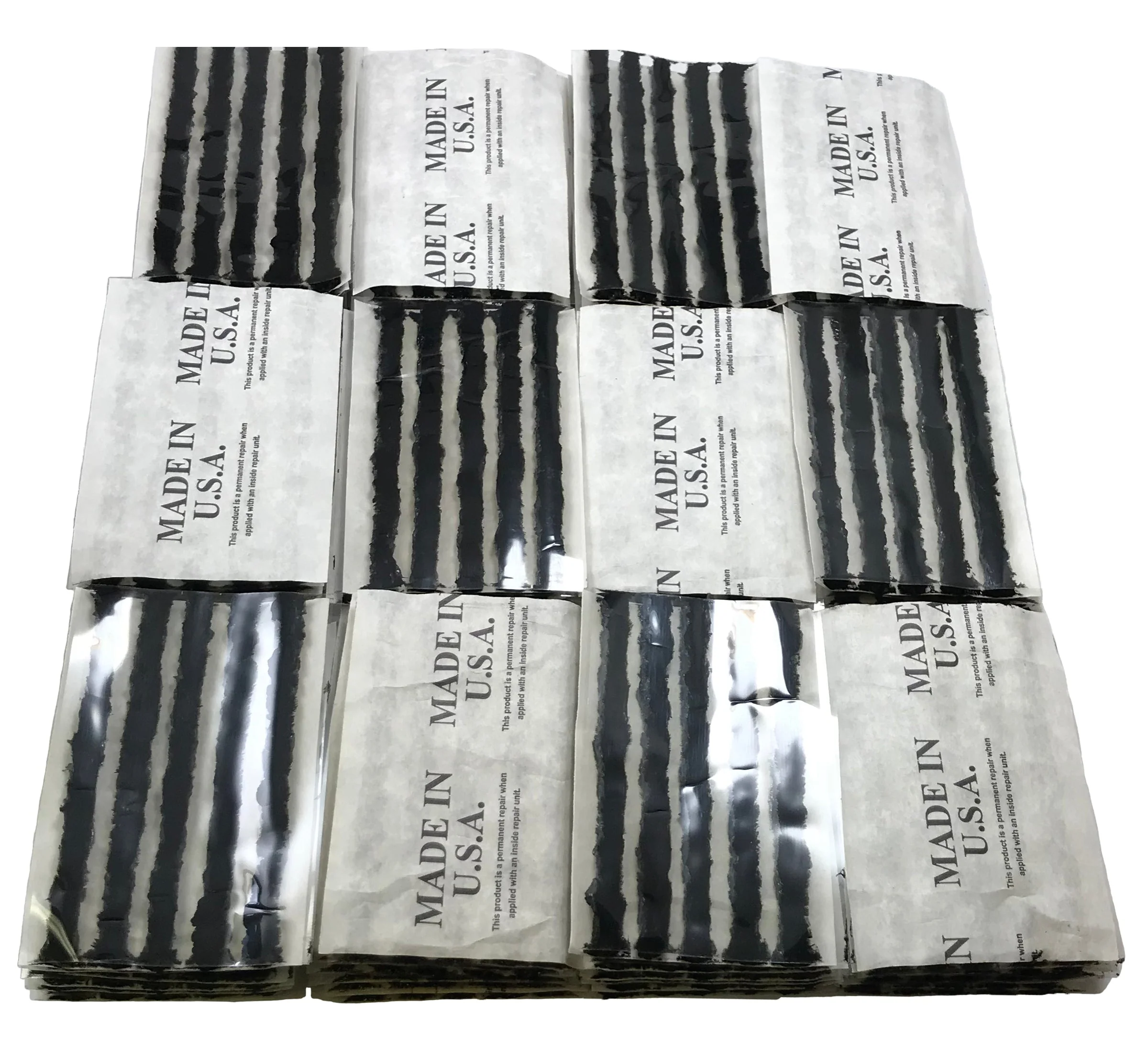 4" Self-Vulcanizing Tire Plug Strings for Tubeless Tires - Made in USA - 50 to 2500 Pack - Image 27