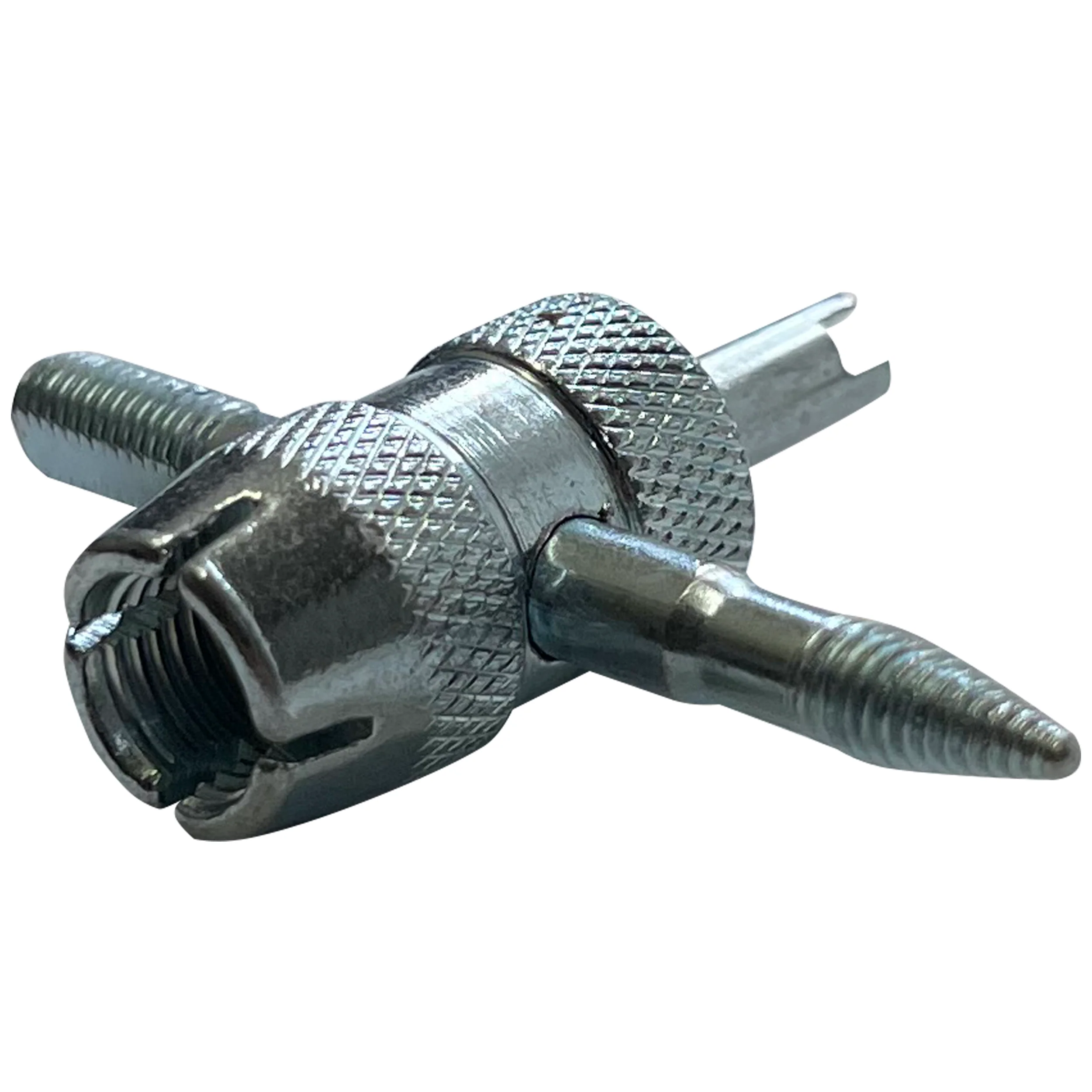 4-Way Tire Valve Core Tool & 4 Valve Cores - Image 4