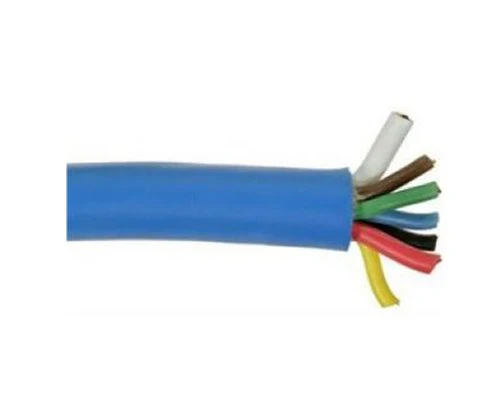 5-12 AWG 1-10 AWG 1-8 AWG BLUE JACKET ROUND TRAILER WIRE YL/ BK/RD/ BL/ GN/ WH/ BR - 50 ft.