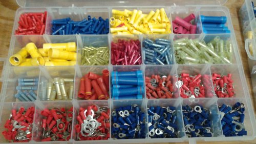 5015 Piece Jumbo Master Nylon & Vinyl Insulated Wire Terminal Connector Assortment Kit - Image 4