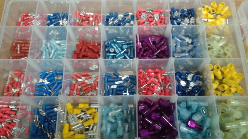 5015 Piece Jumbo Master Nylon & Vinyl Insulated Wire Terminal Connector Assortment Kit - Image 6