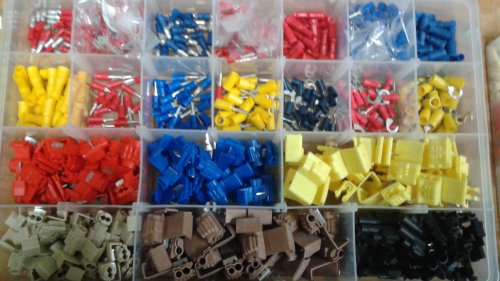 5015 Piece Jumbo Master Nylon & Vinyl Insulated Wire Terminal Connector Assortment Kit - Image 7