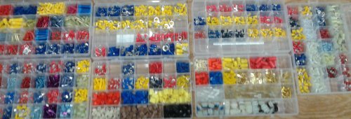 5015 Piece Jumbo Master Nylon & Vinyl Insulated Wire Terminal Connector Assortment Kit - Image 8