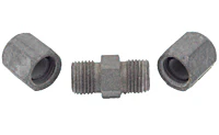 High Pressure Steel Compression Union Tube Nut - 5/16" - Each - Image 2