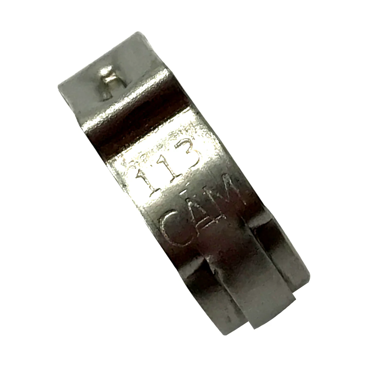 Open Single Ear Pinch Crimp Hose Clamp 7/16" (.378" - 7/16") 9.6 - 11.1 mm - 10 or 100 Pack - Image 2