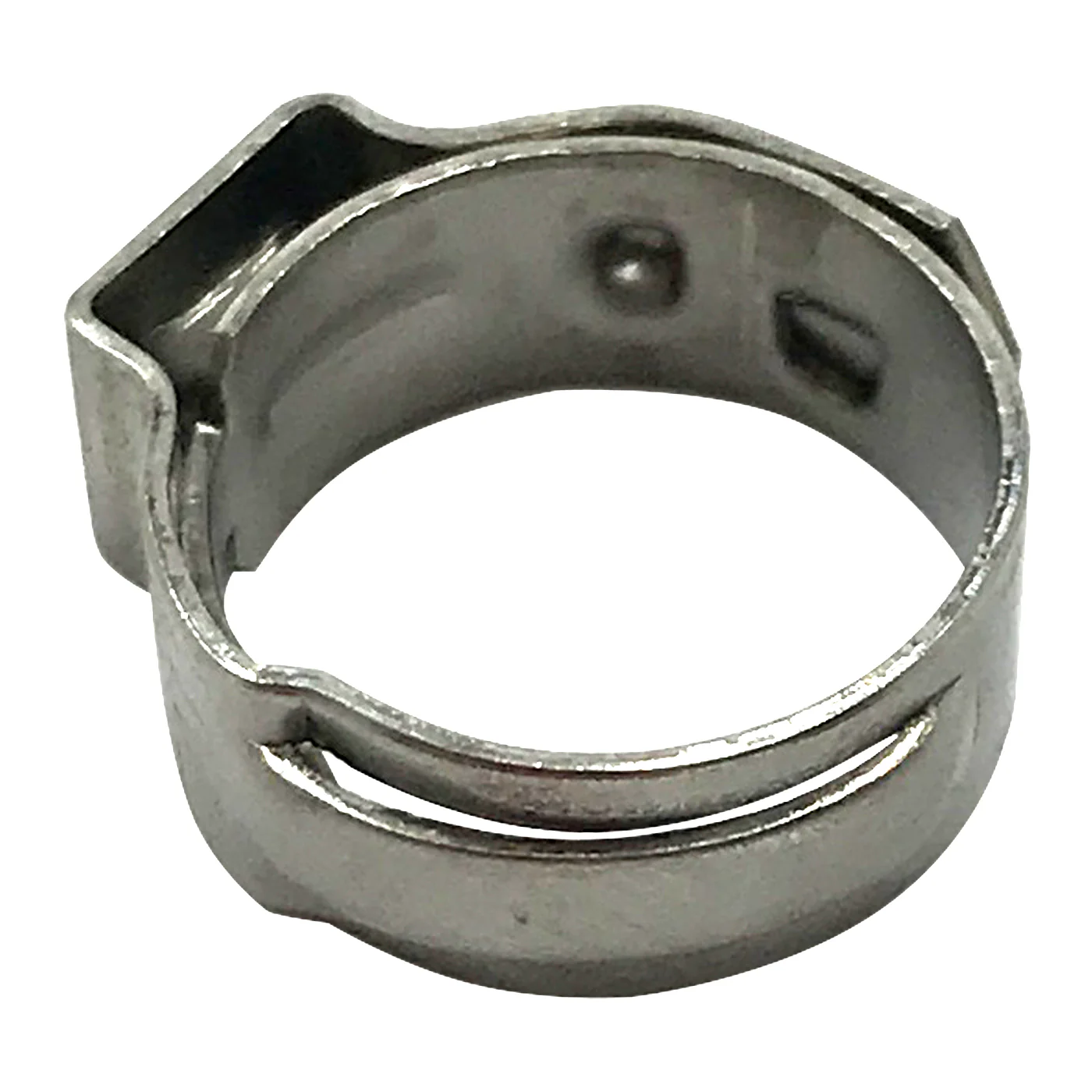Open Single Ear Pinch Crimp Hose Clamp 7/16" (.378" - 7/16") 9.6 - 11.1 mm - 10 or 100 Pack - Image 5
