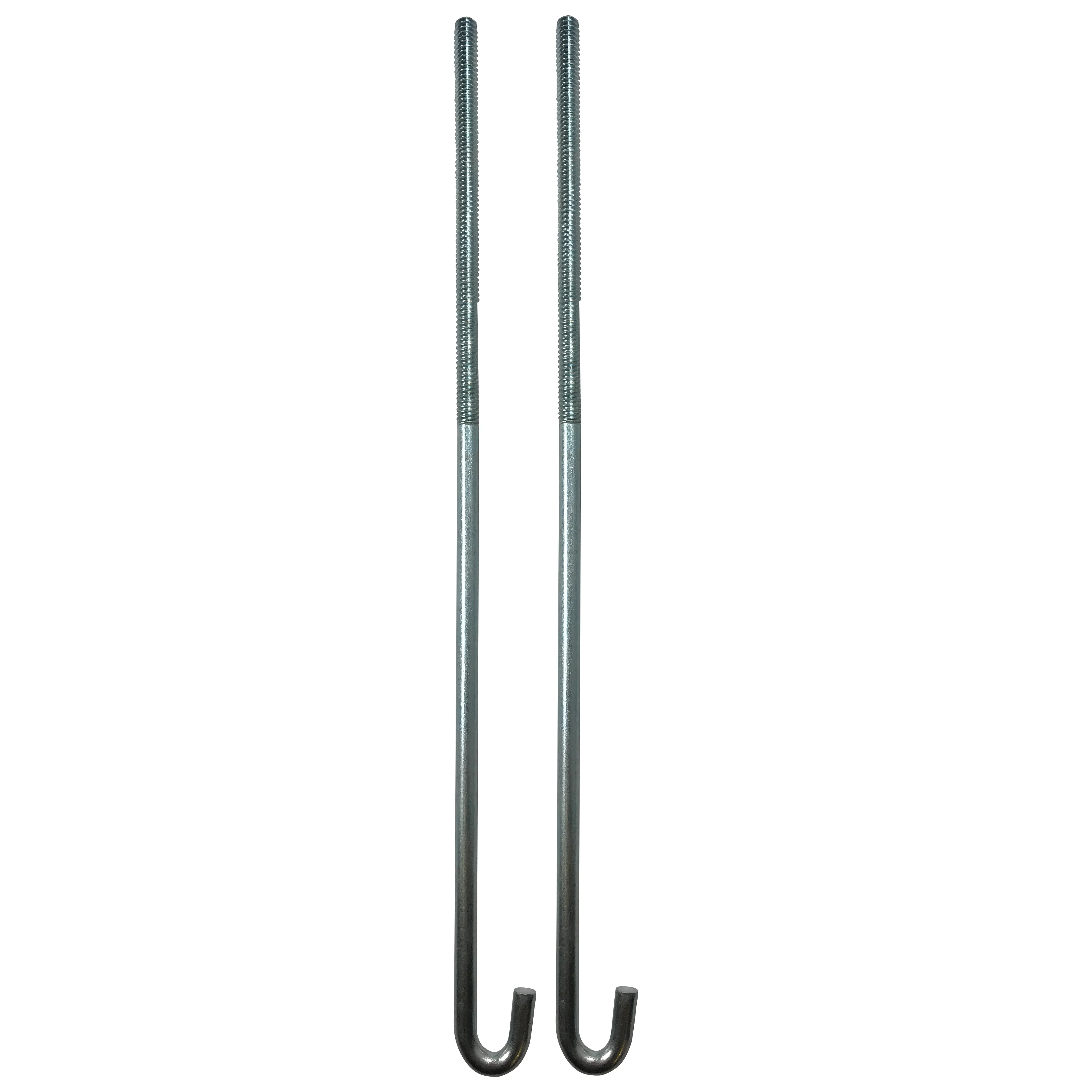 8" J-Bolt Battery Hold Down Kit - Zinc-Plated Steel - 1 or 5 Pack - Image 3