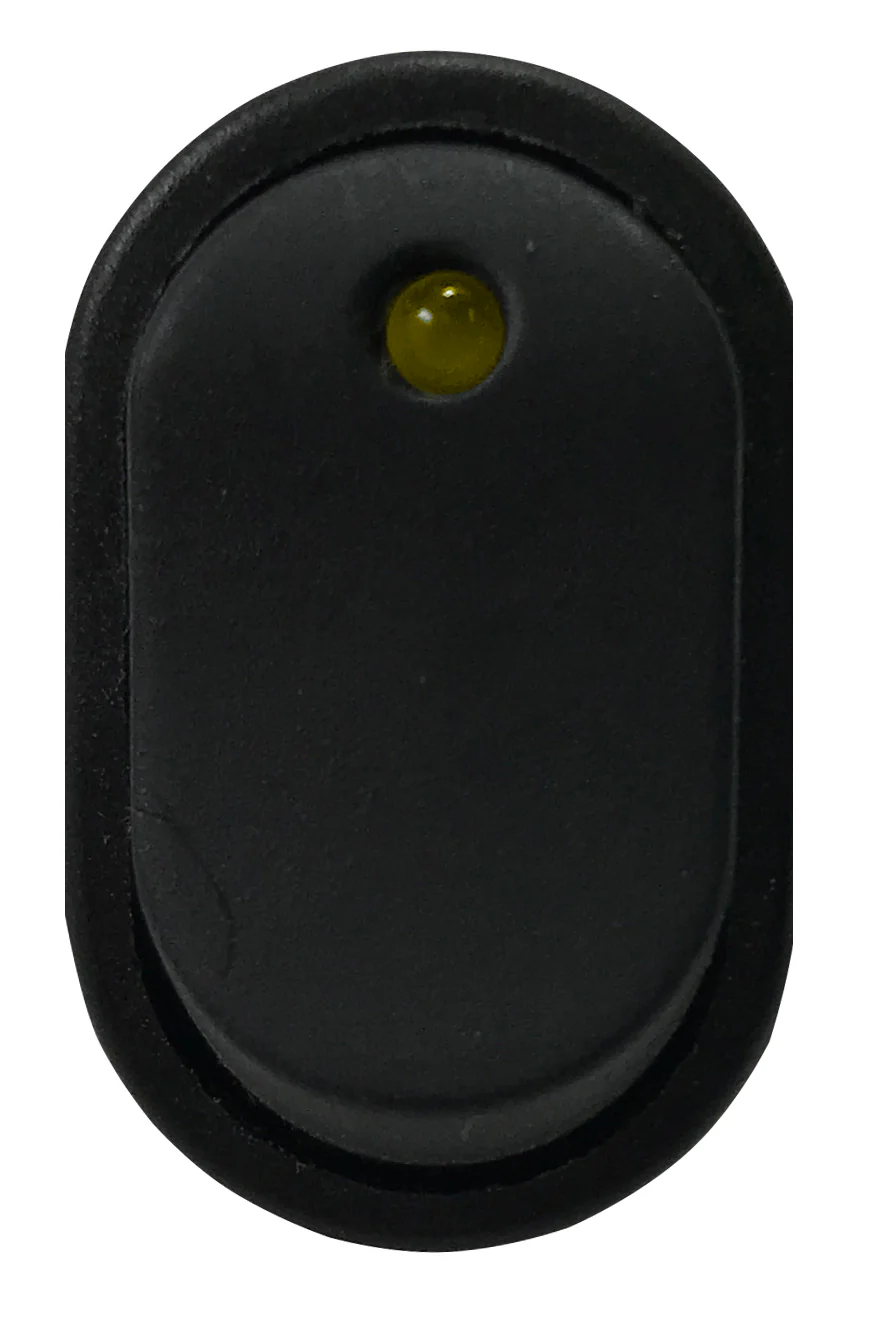 Amber LED Illuminated Rocker Switch ON / OFF SPST - 16 Amps @12 Volt - 1 or 4 Pack - Image 2