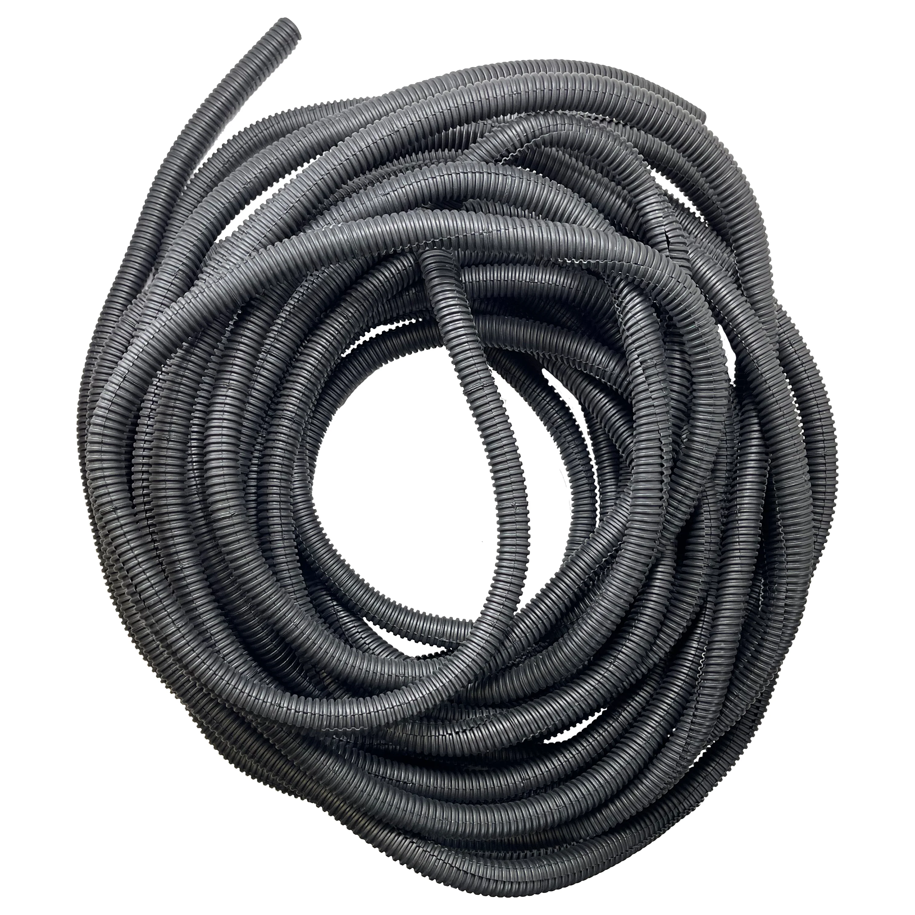 Auveco 14202 Black Nylon Wire Loom 3/8" I.D x 9/16" O.D - USA - 50 FT - Image 2
