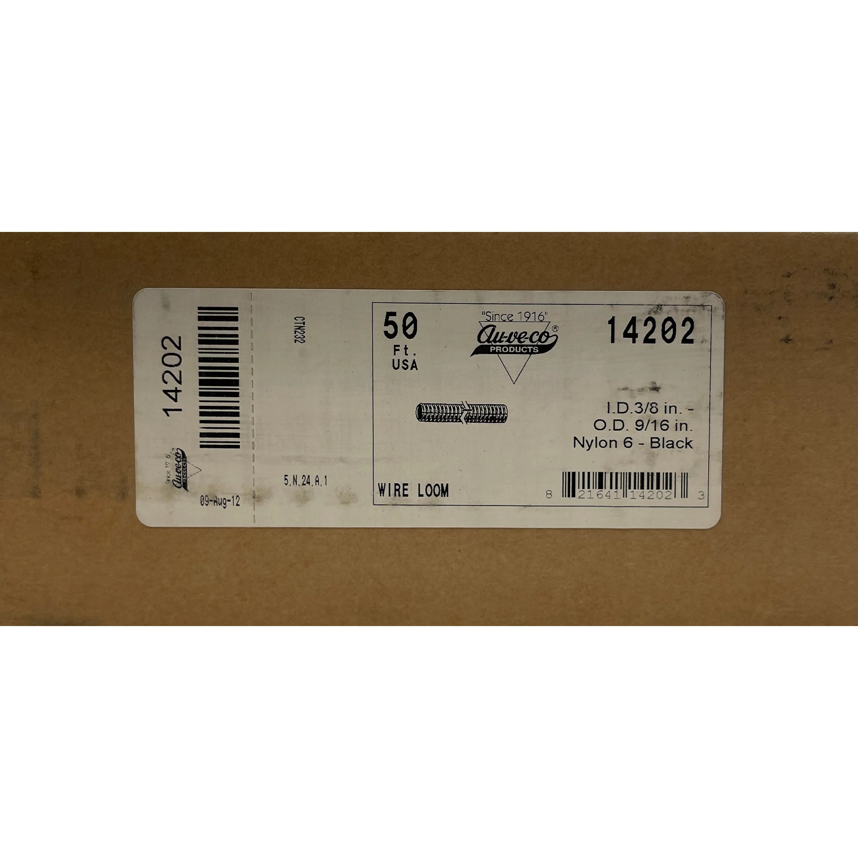 Auveco 14202 Black Nylon Wire Loom 3/8" I.D x 9/16" O.D - USA - 50 FT - Image 4
