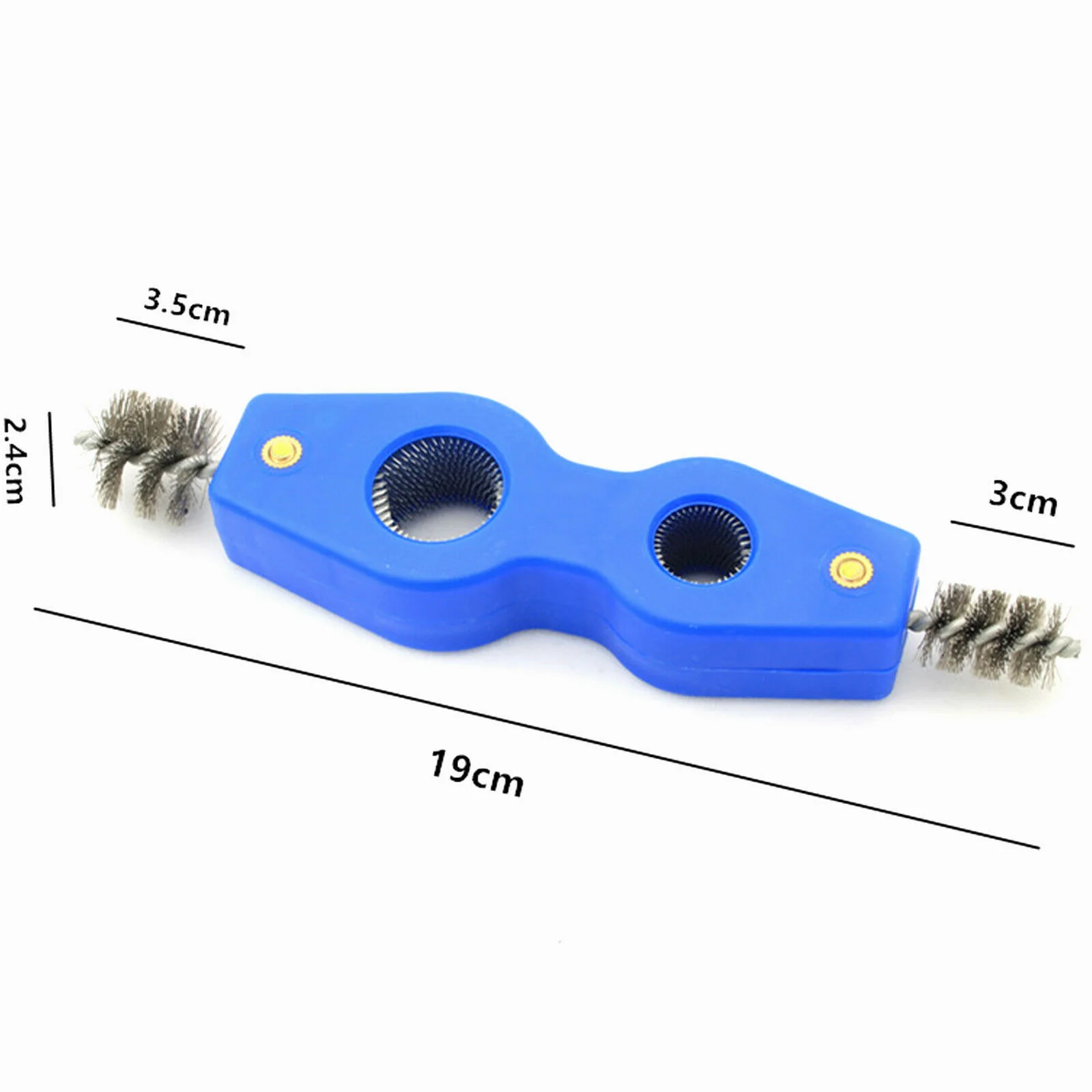 7" Wire Brush Battery Terminal Post Cleaning Tool & Plumbers Copper Pipe Cleaner 4 in 1 - 1 or 2 Pack - Image 4