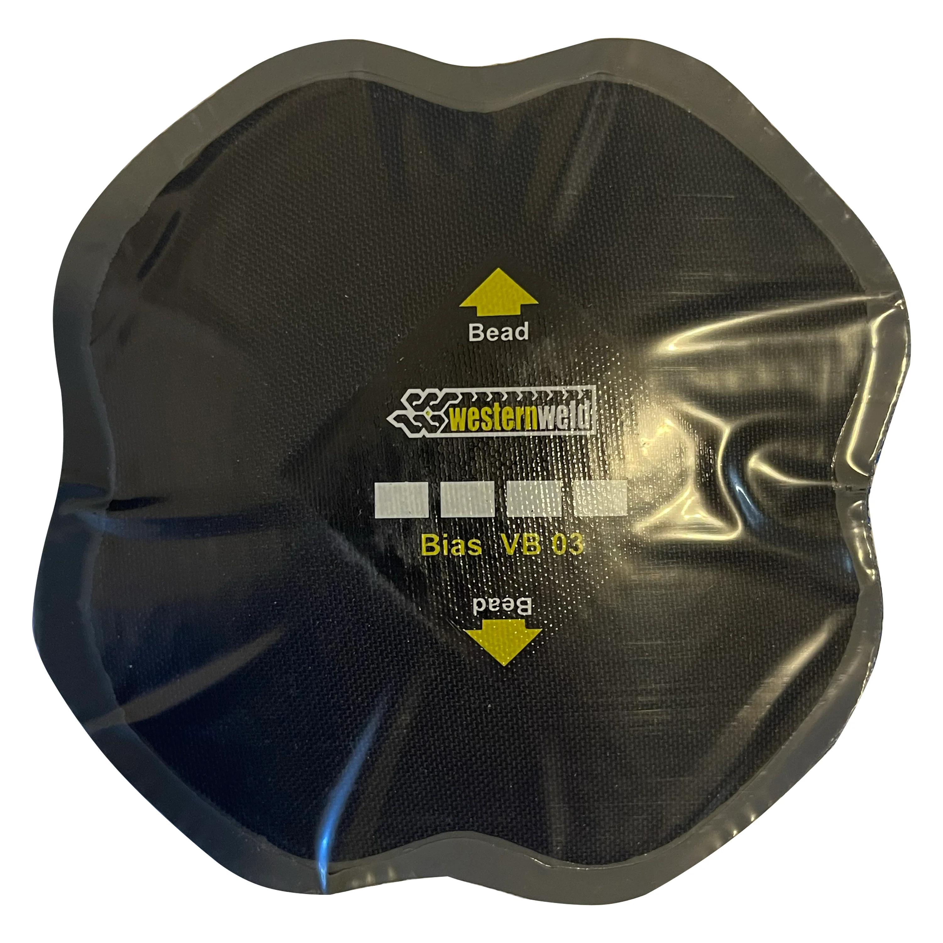 Bias Tire Repair Patch 4" (100mm) 2-Ply - Works in Tube-Type or Tubeless Tires - 10 Pack - Image 3