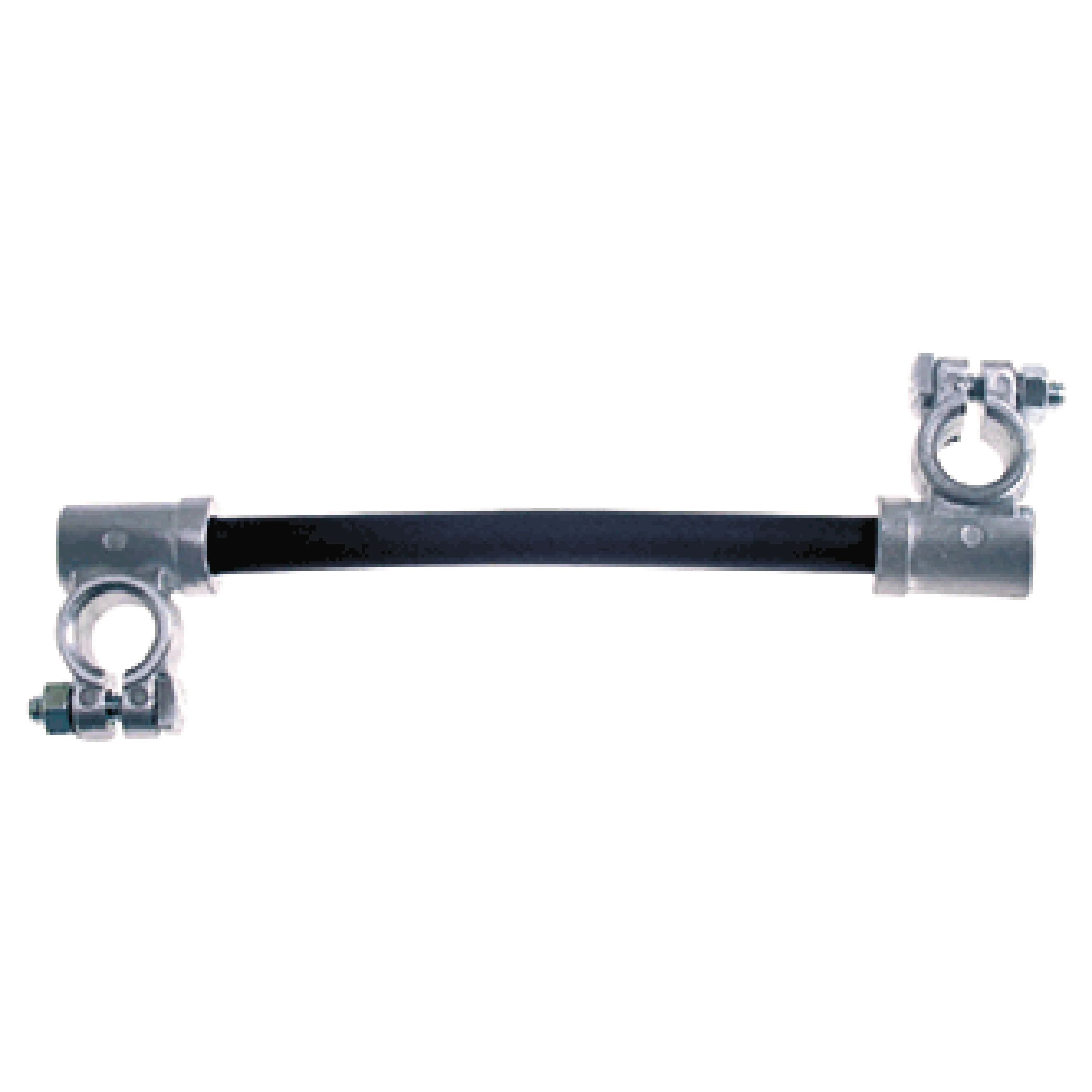 Cable Batt Jmpr Angle 1 AWG 12" Black Bulk
